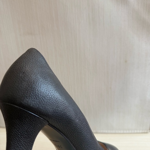 Bottega Venetta Embossed Calf Leather Black Pumps 36.5 - Picture 12 of 14